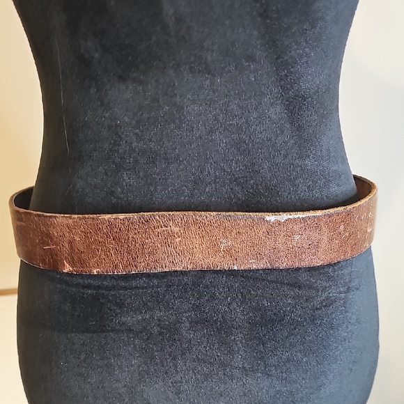 Abercrombie & Fitch Brown Leather Belt - Picture 4 of 12